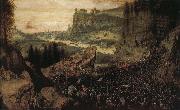 Pieter Bruegel Saul killed Spain oil painting artist